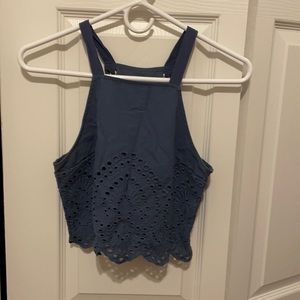 Abercrombie and Fitch Blue Crop top Size XS